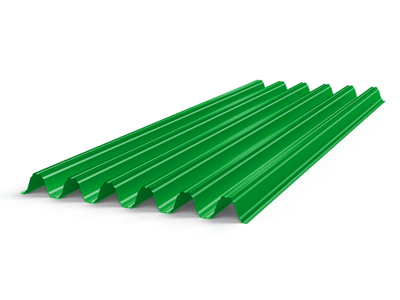 Профнастил зеленый
